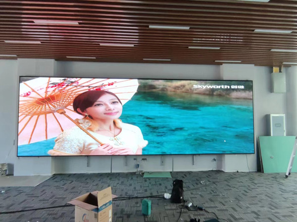 卢龙P1.53led小间距屏安装案例